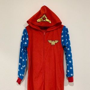 Wonder Woman Hooded Onesie Pajama